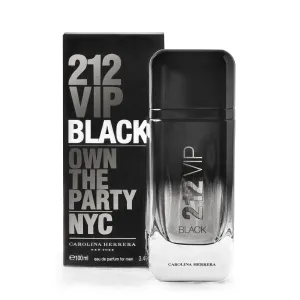 212 Vip Black Eau de Parfum Spray for Men by Carolina Herrera