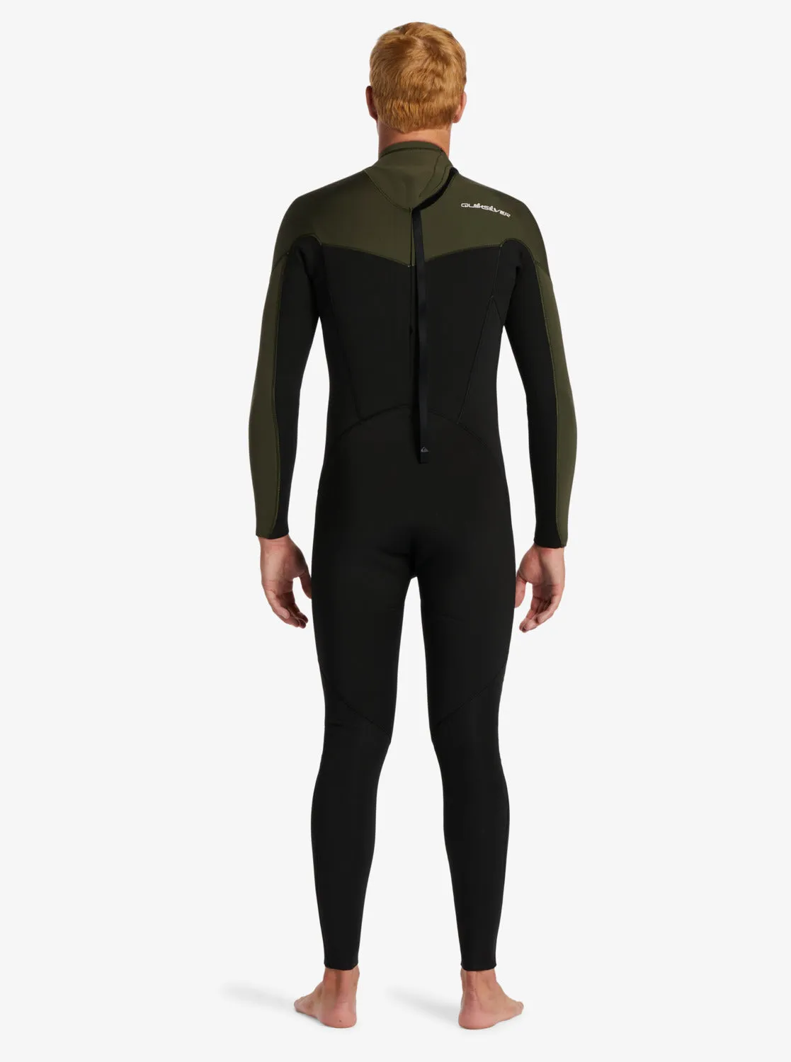 4/3mm Everyday Sessions Back Zip Wetsuit - Black/ Ash