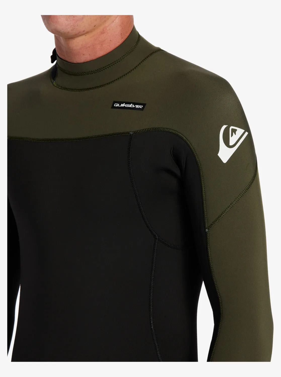 4/3mm Everyday Sessions Back Zip Wetsuit - Black/ Ash