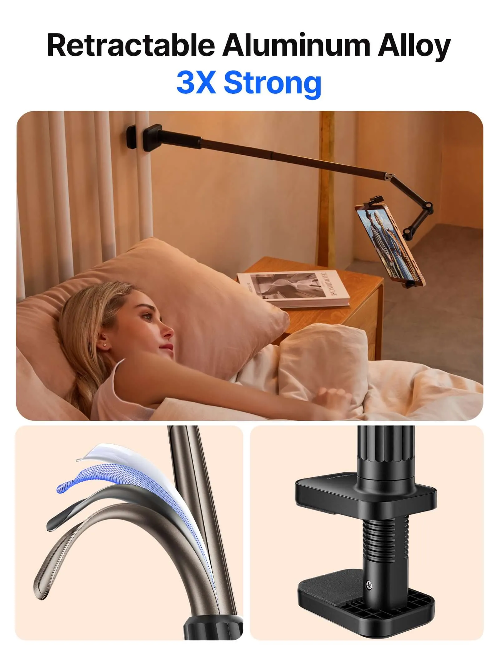 Adjustable Long Arm Universal Stand