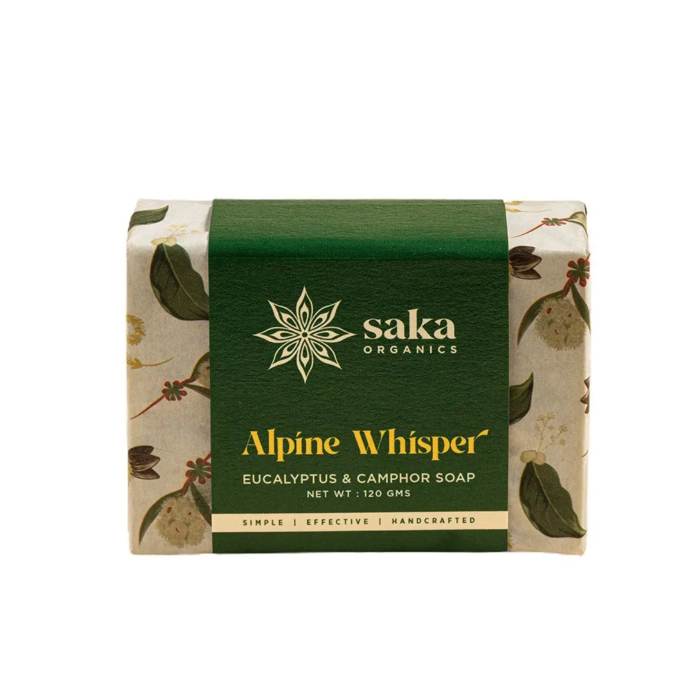 Alpine Whisper | Handmade Eucalyptus & Camphor Soap with Moisturizing Formula (120gm)