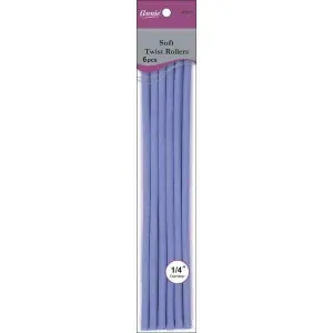 Annie Soft Twist Rollers 10in 6ct Lavender (1213)