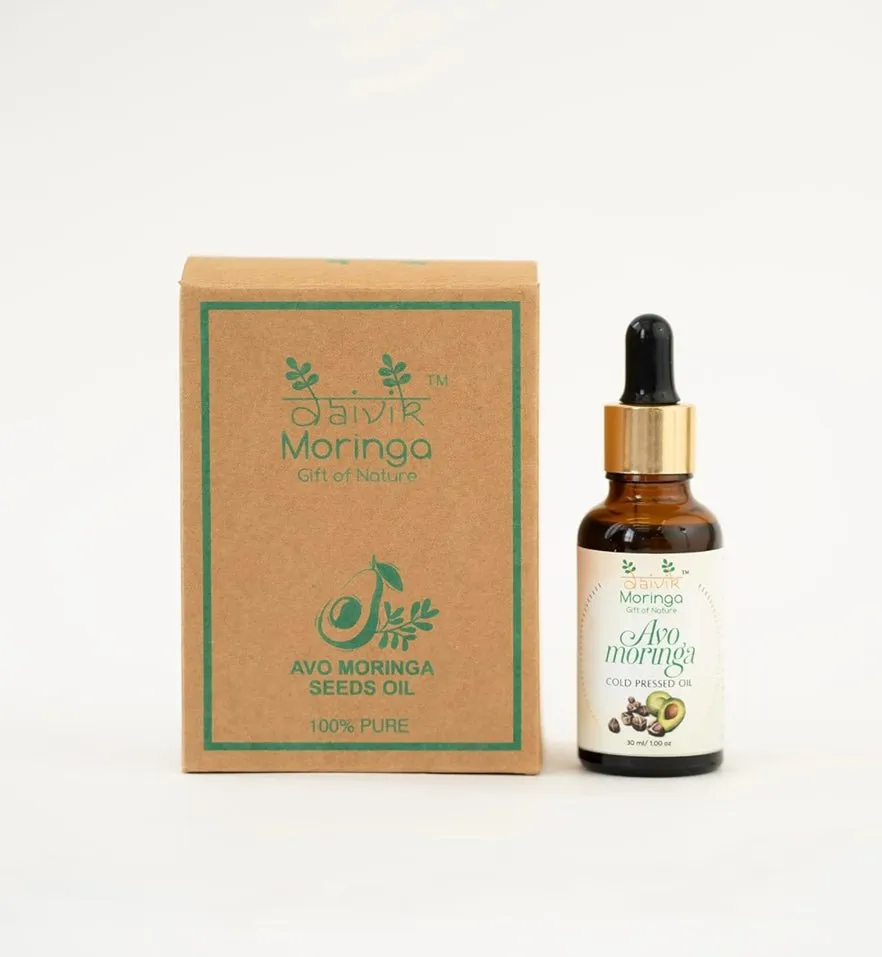 AvoMoringa Cold Pressed Hair and Skin Oil - 30 ml