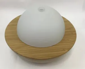 Bamboo and Glass Ultrasonic Aromatherapy Diffuser Relaxing Healthy