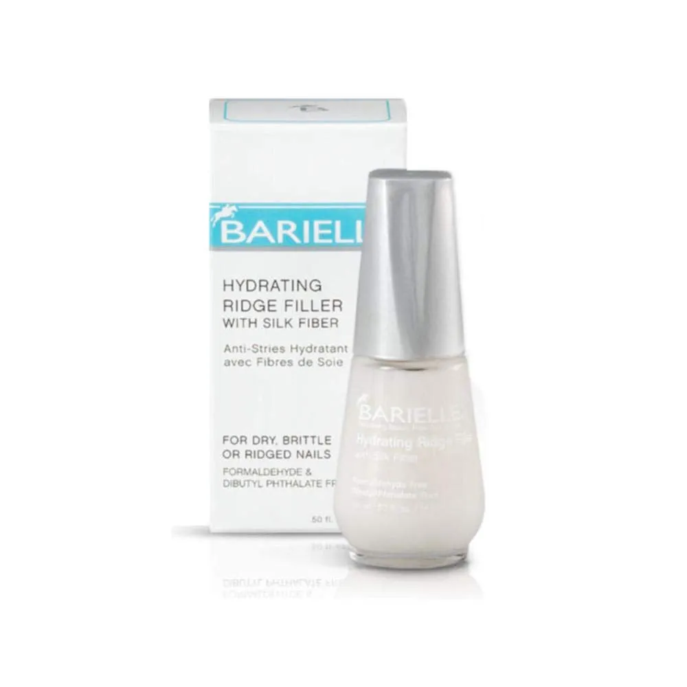 Barielle Garlic Nail Strengthener, Ridge Filler, Cuticle Oil and Nail File (4-PC Set) …