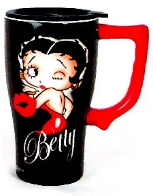 Betty Boop Kiss Travel Mug