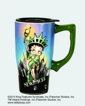 Betty Boop Liberty Travel Mug