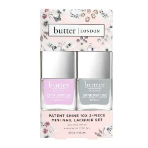 butter LONDON - Patent Shine - London Fog   English Lavender Mini - 10X Nail Lacquer Duo