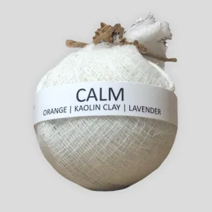 CALM Eucalyptus, Kaolin Clay, Peppermint Vegan Bath Bomb