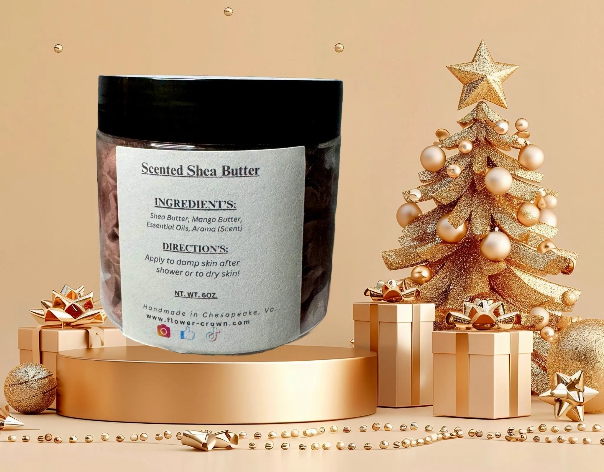 “Coco~ Nutty” Scented Shea Butter