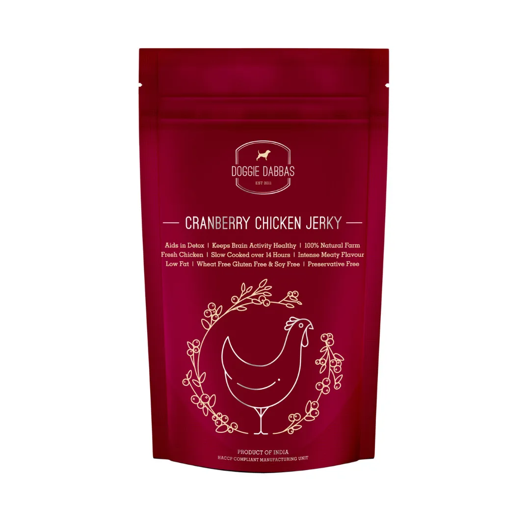 Cranberry Chicken Jerky Pack of 12