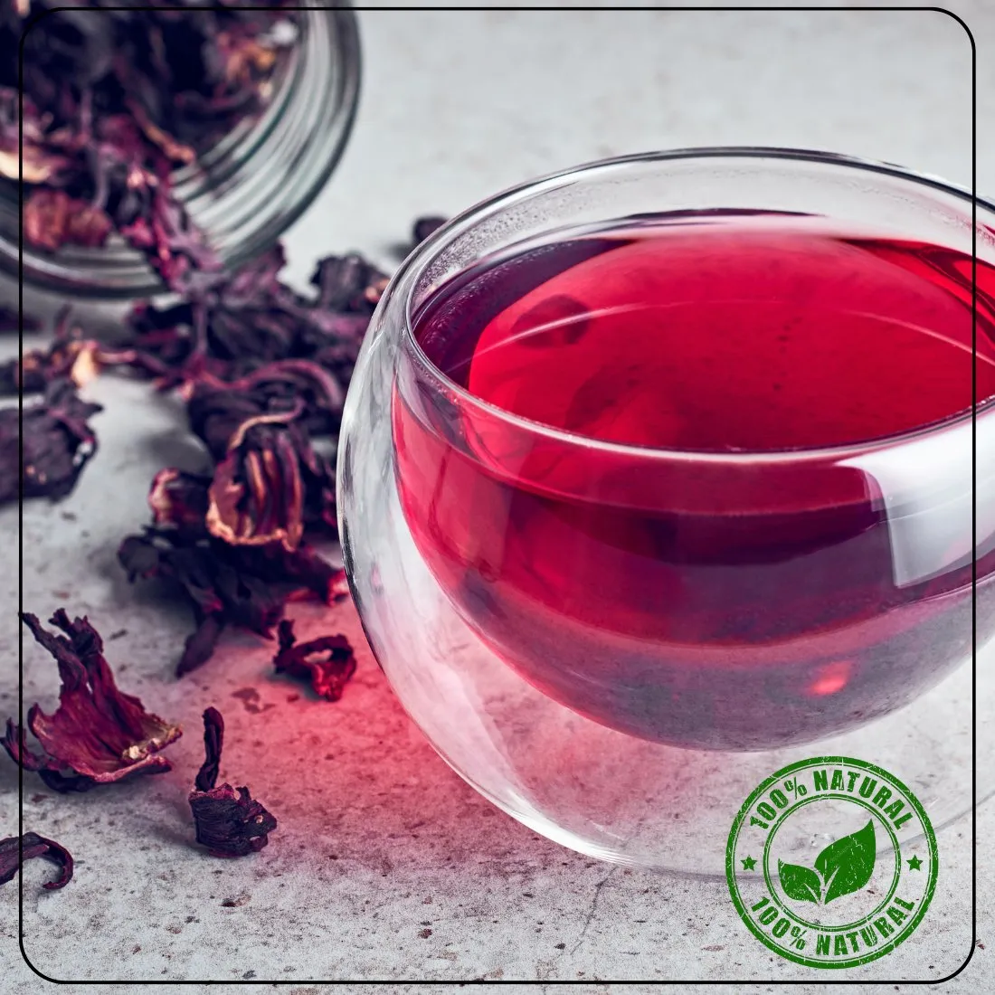 Detox Thai Hibiscus Roselle Tisane- Refreshing Drink with Vitamin C