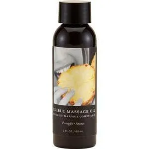 Edible Spa Quality Flavored Skin Nourishing Massage & Body Oil Pineapple