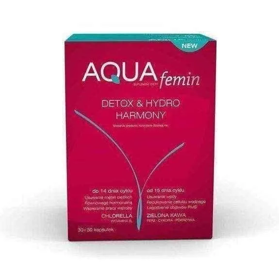 Femina Aqua Detox & Hydro Harmony 30   30 capsules, aqua detox