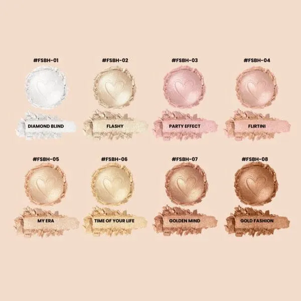 Finish Baked Highlighter - #8 Golden Fashioned (6 units)