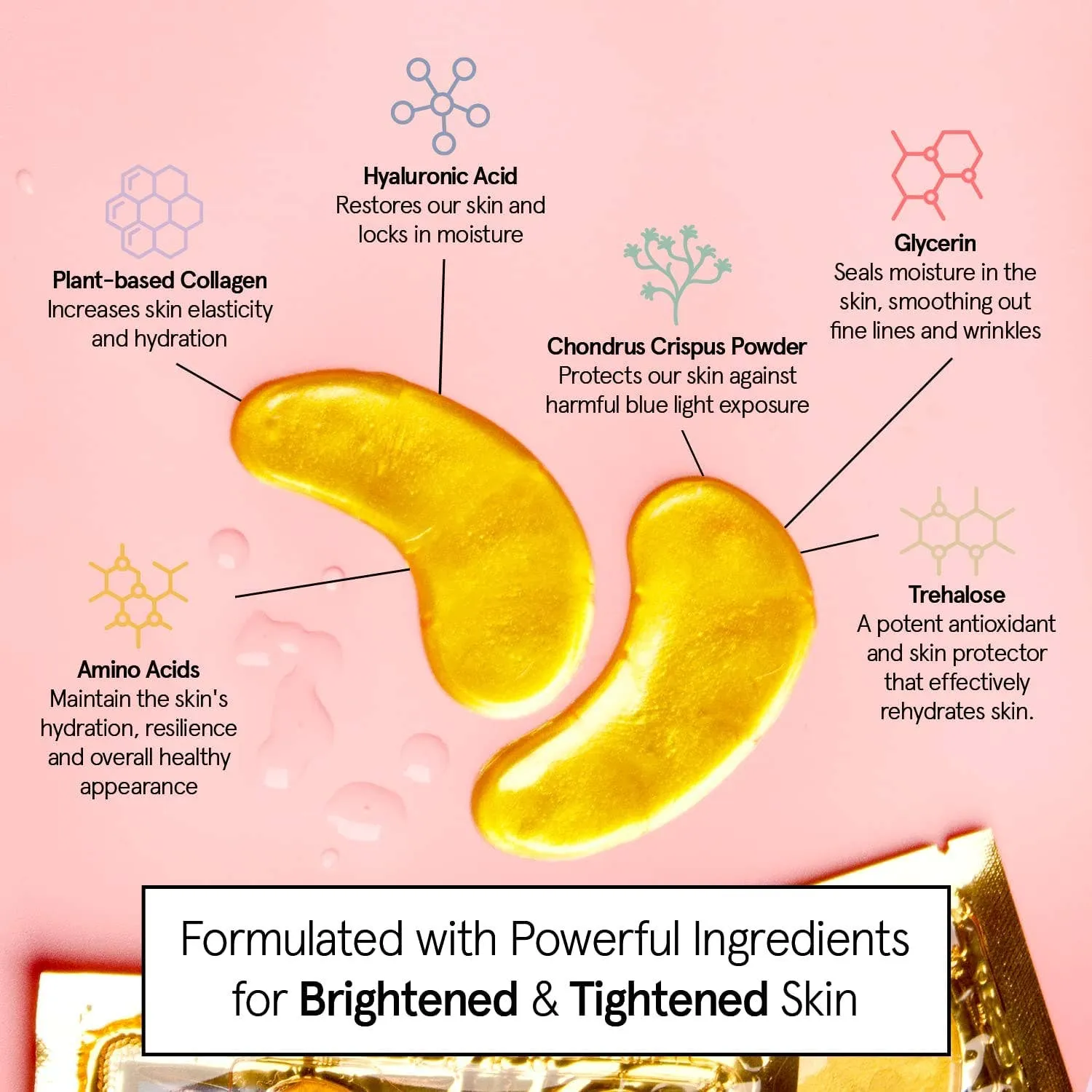 Gold Energizing Under Eye Masks