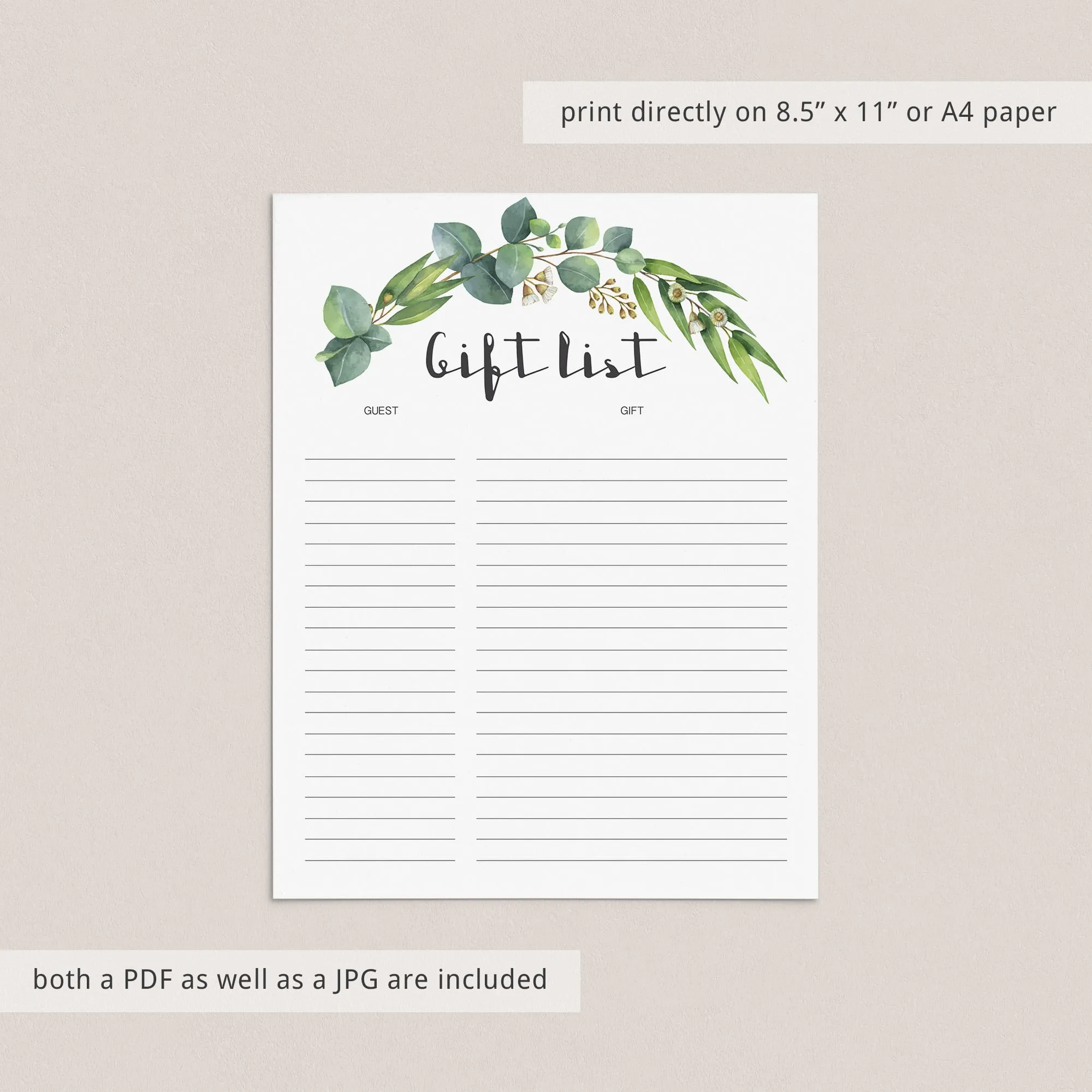 Green Party Supplies Bundle Instant Download