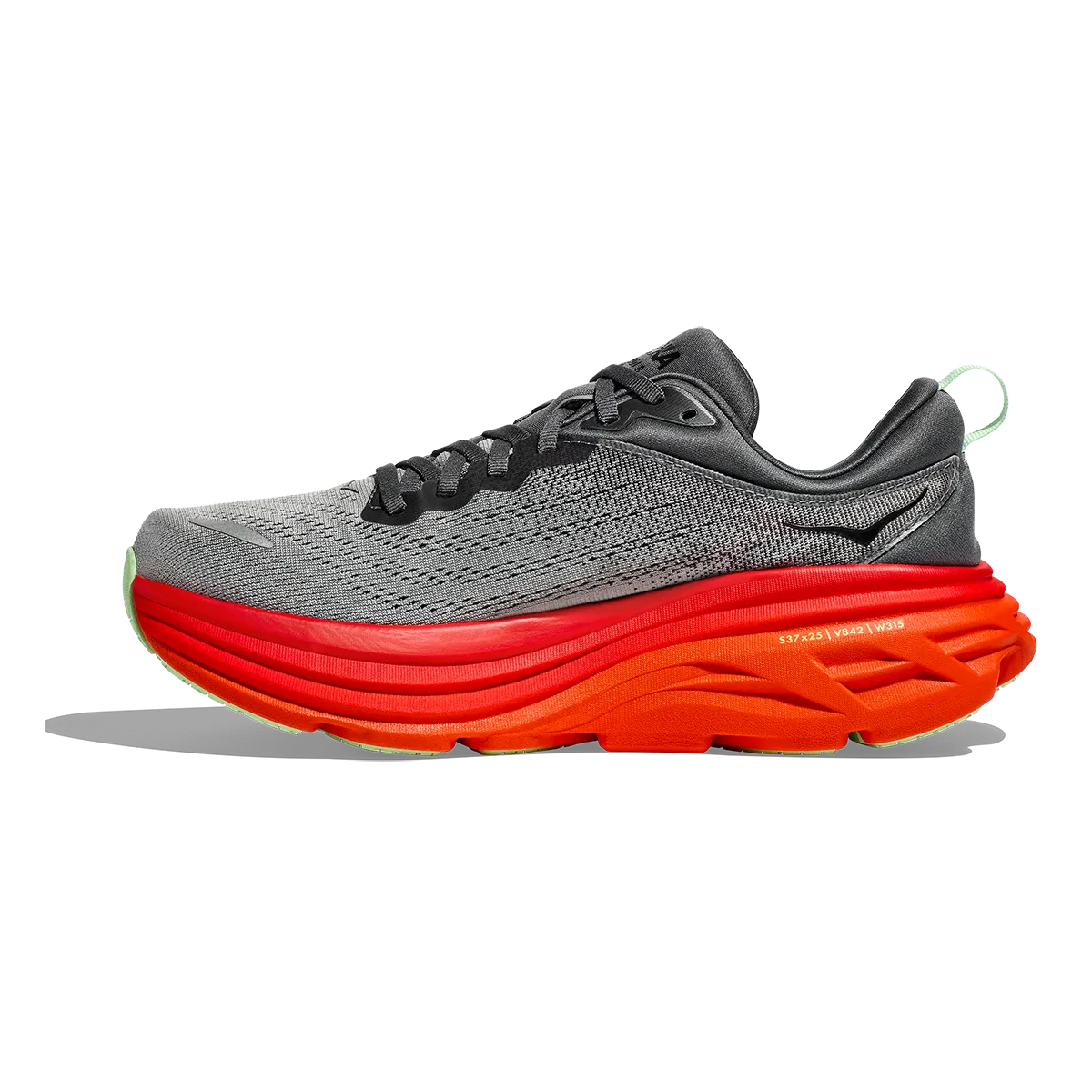 Hoka Bondi 8 - Castlerock - Flame