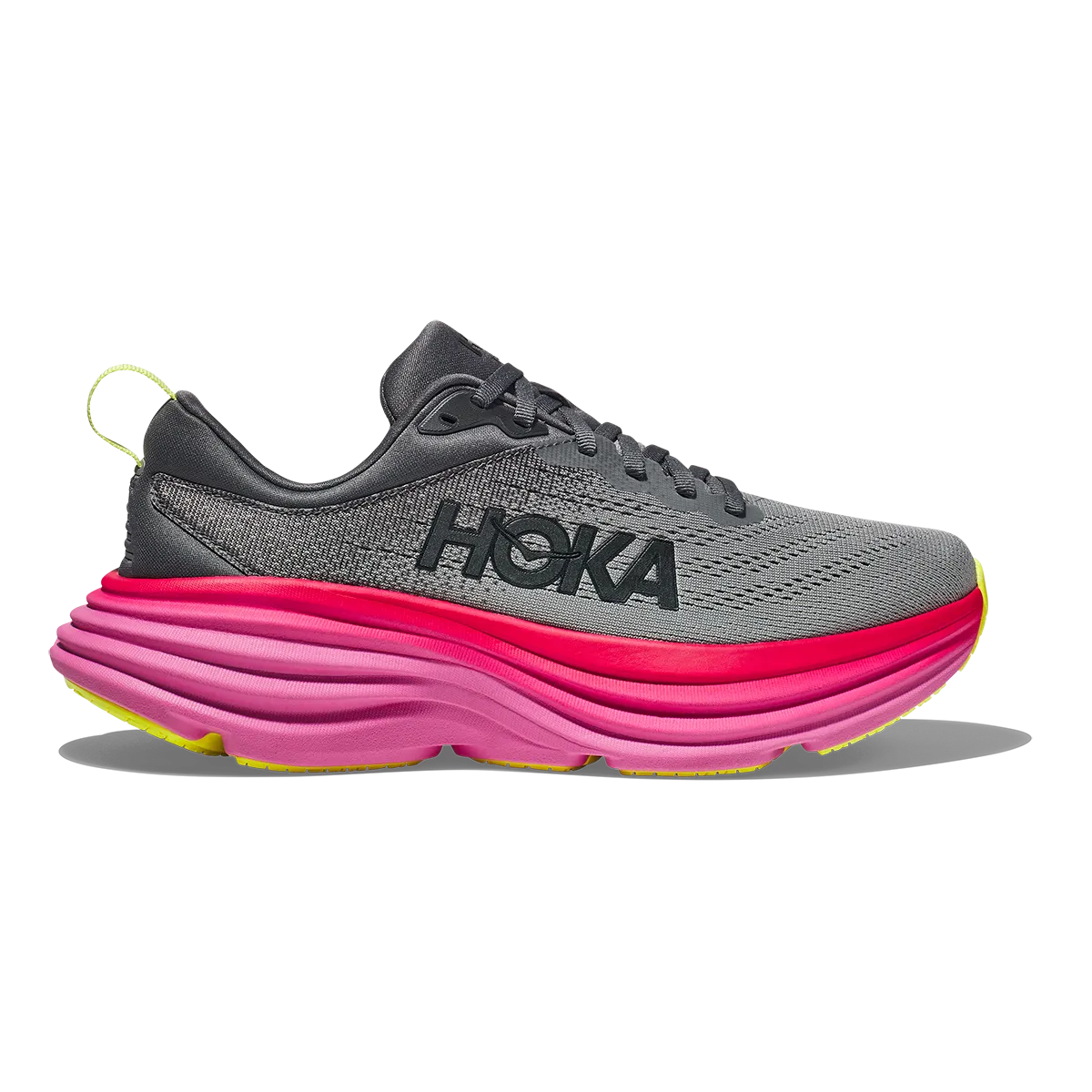 Hoka Bondi 8 - Castlerock - Strawberry