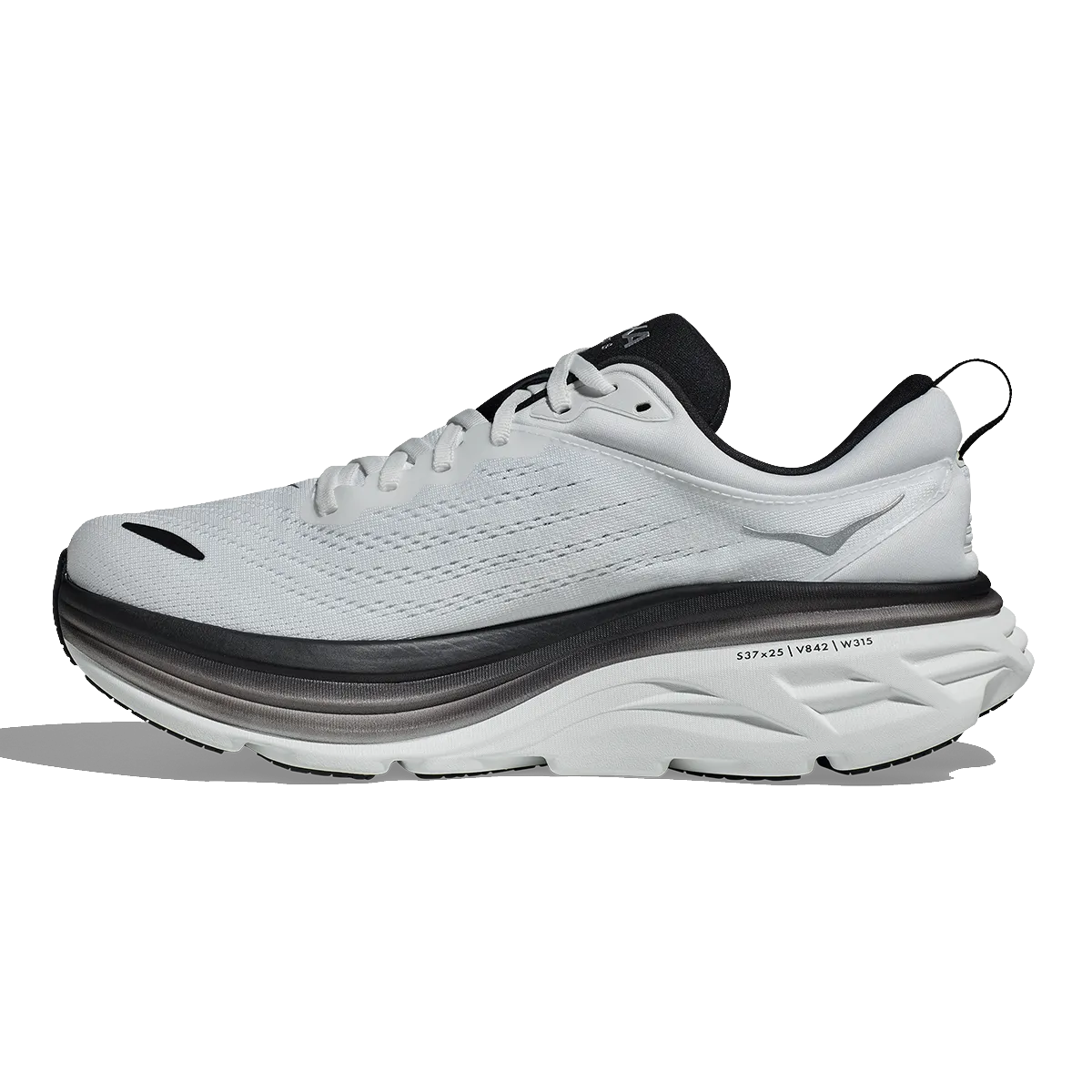 Hoka Bondi 8 - White - Black