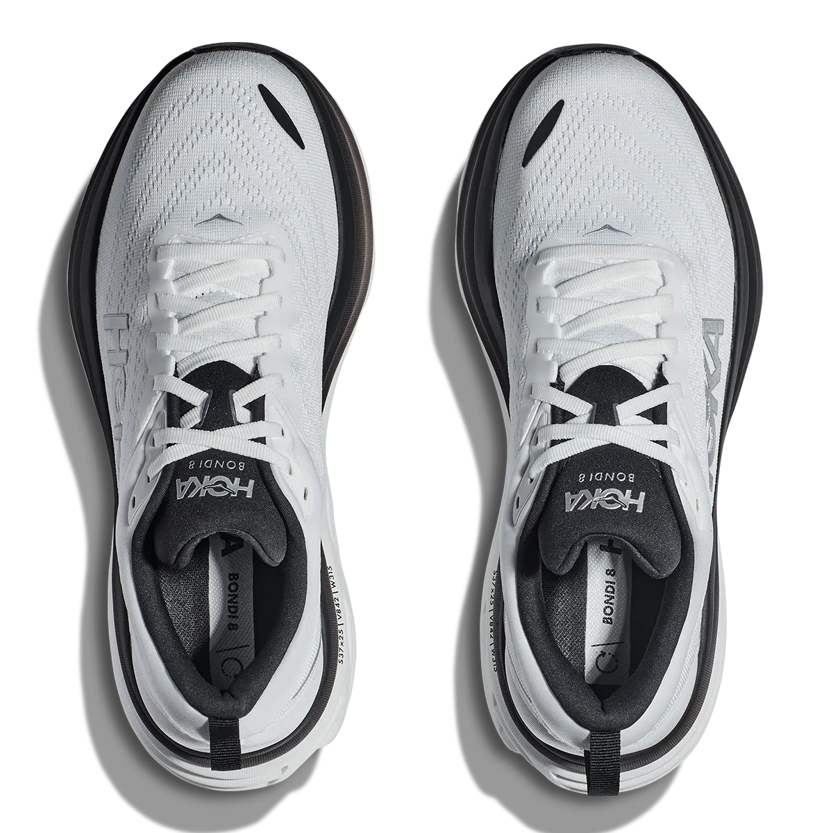 Hoka Bondi 8 - White - Black