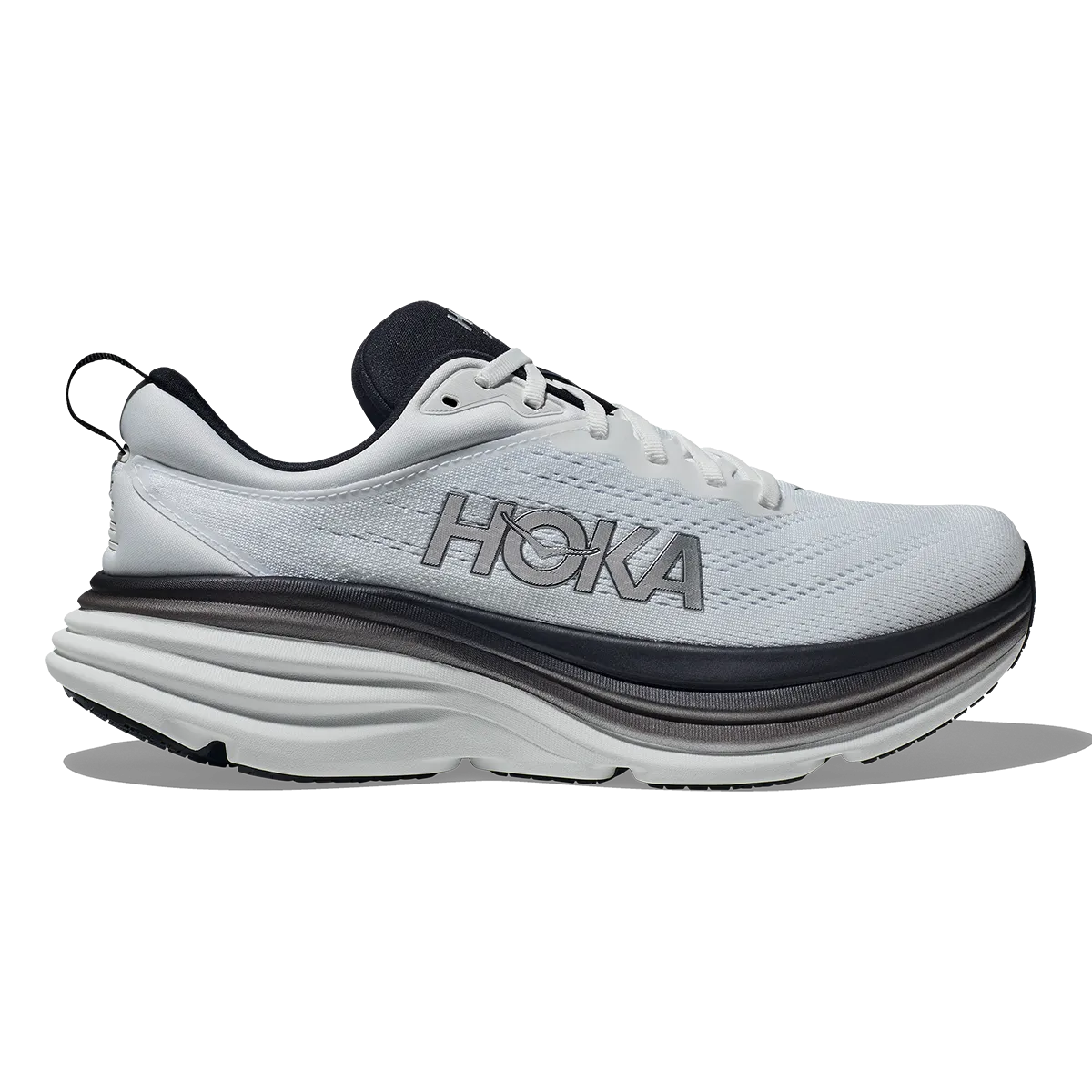 Hoka Bondi 8 - White - Black