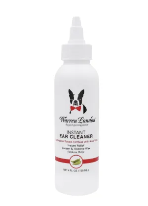 Instant Ear Cleaner For Dogs 4 oz or 12 oz - Removes Wax and Odor