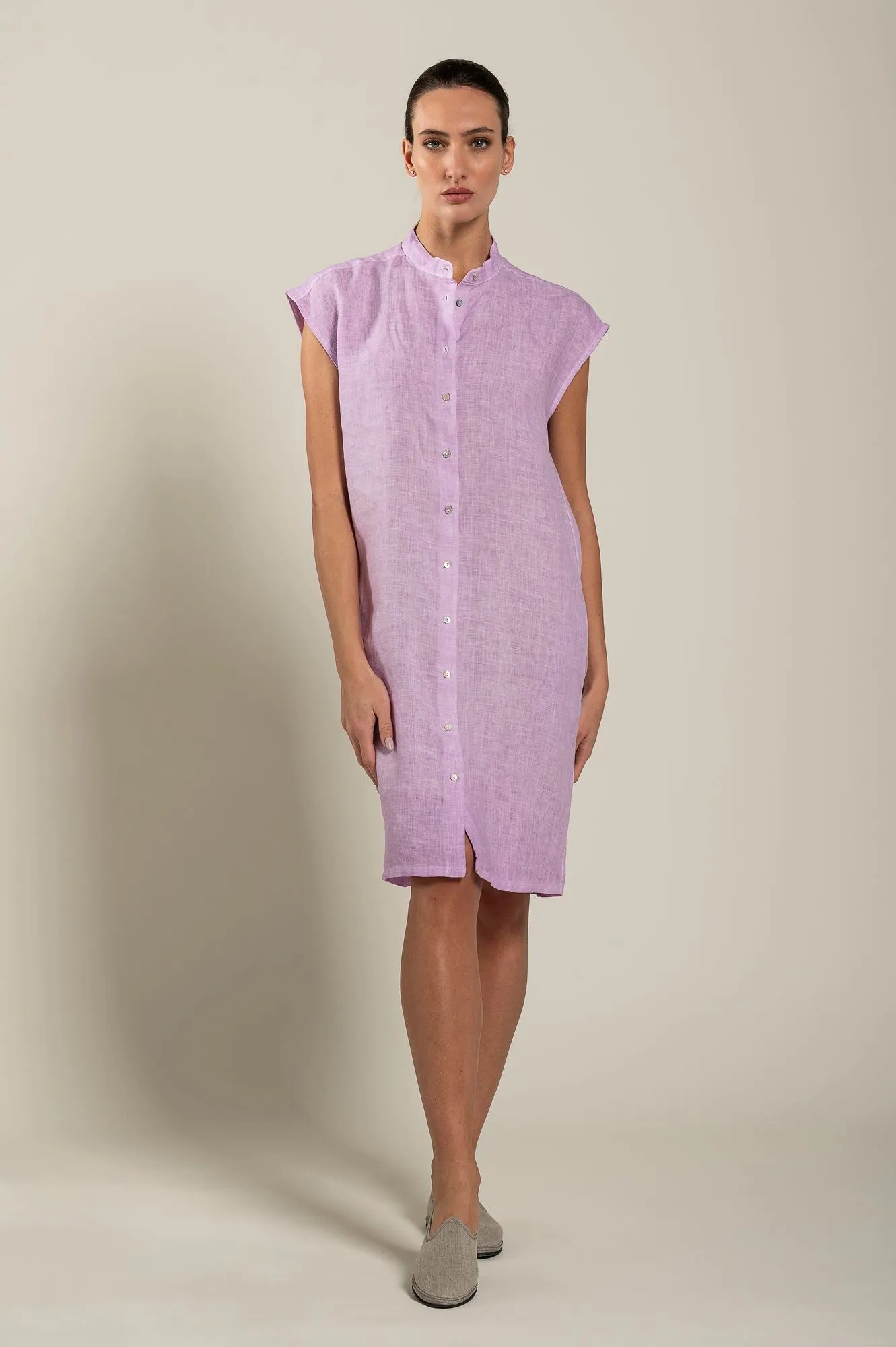 Mandarin Collar Dress