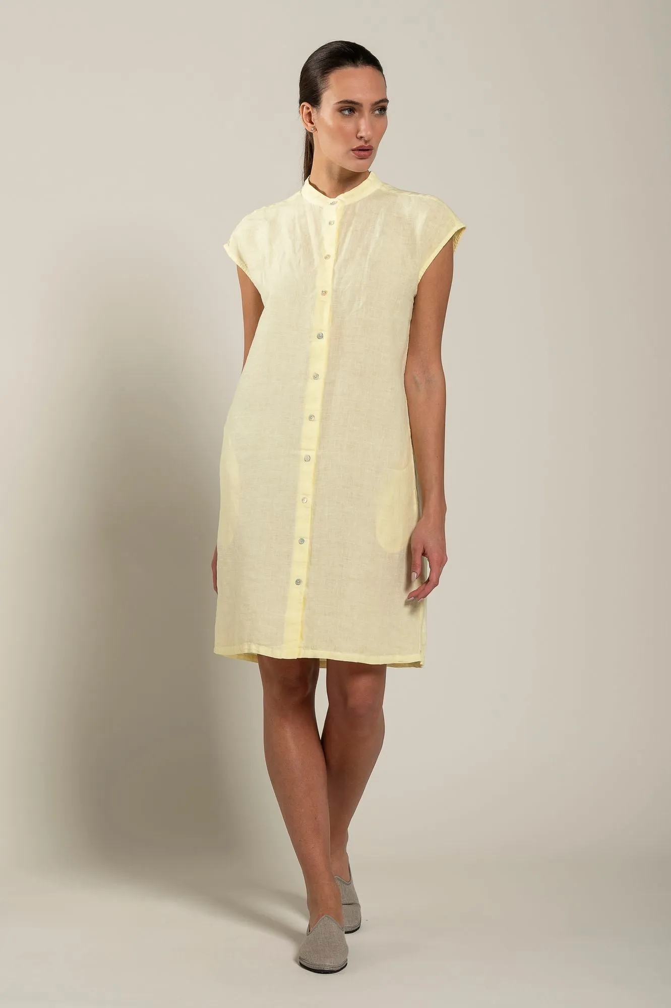 Mandarin Collar Dress