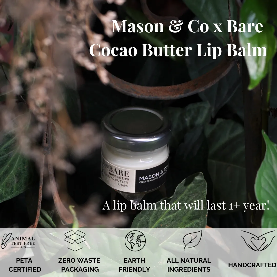 Mason & co cocoa butter deep hydrating lip balm - 20g (lasts 1  year)