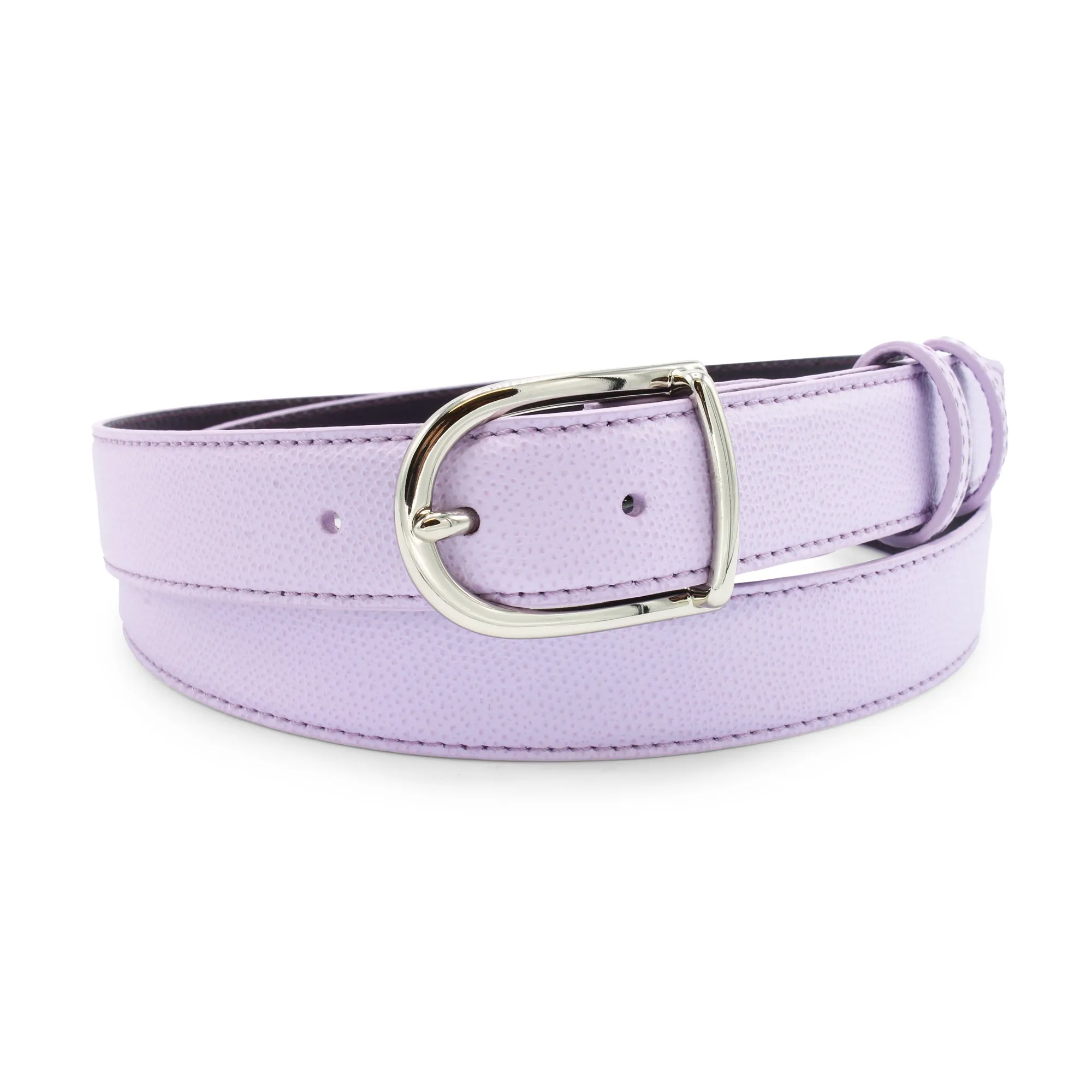 Narrow Lavender Novak Dauphin Prong Belt