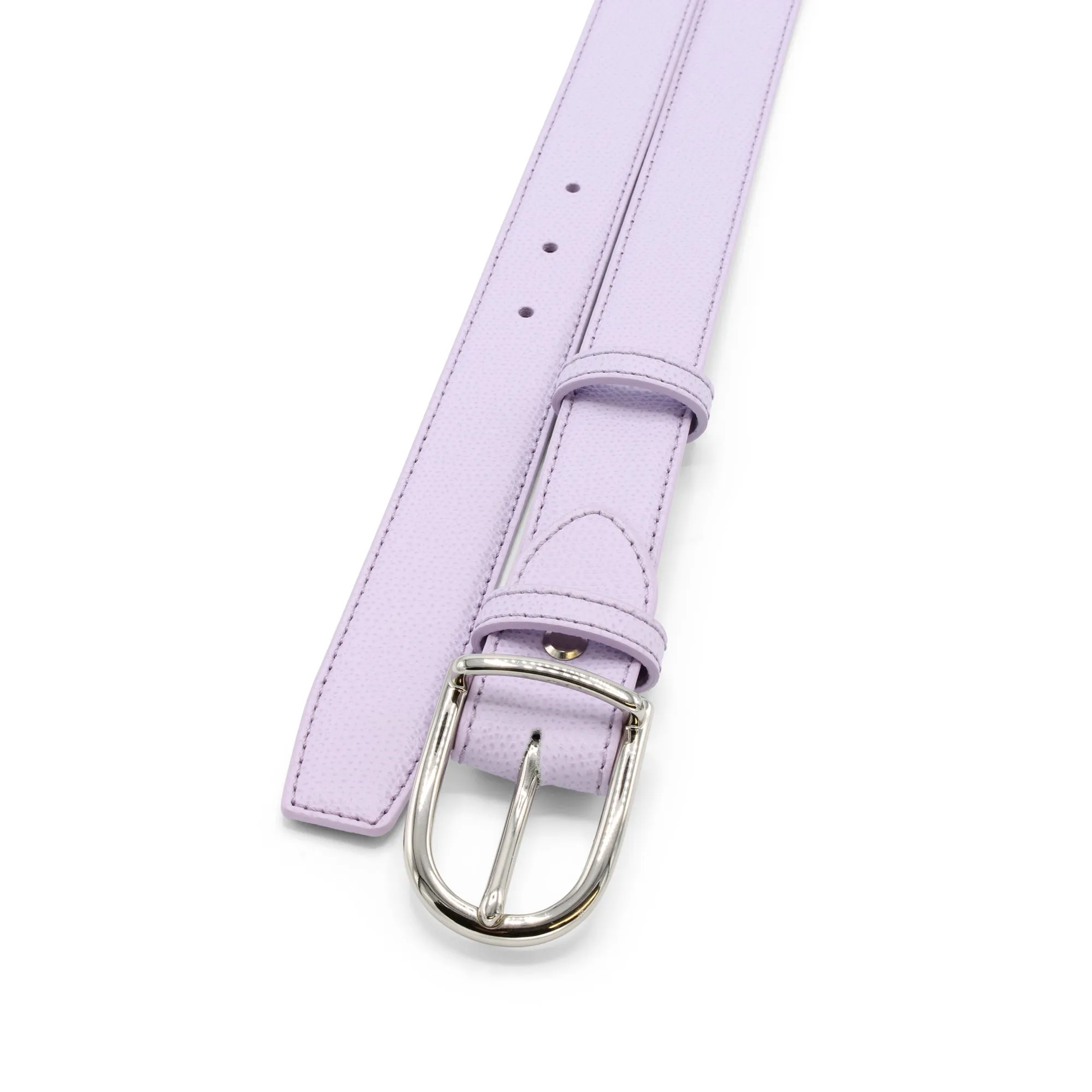 Narrow Lavender Novak Dauphin Prong Belt