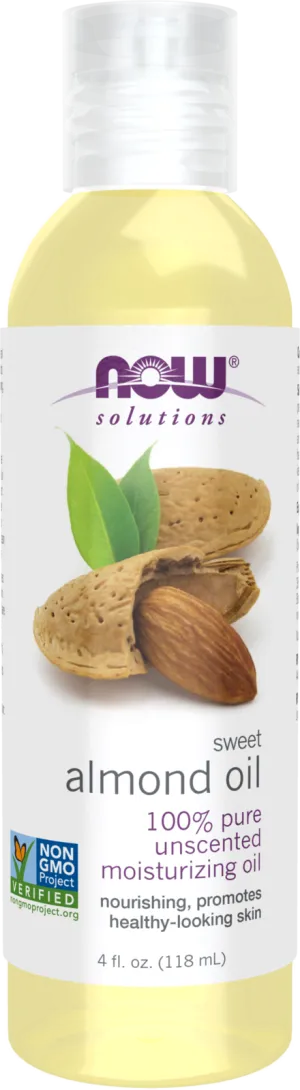 Now Solutions Sweet Almond Oil 4oz