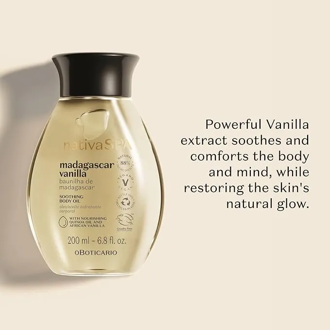 O Boticario Nativa Spa  Women's Madagascar Vanilla  Body Oil