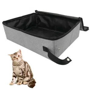 On-The-Go Foldable Cat Litter Tray