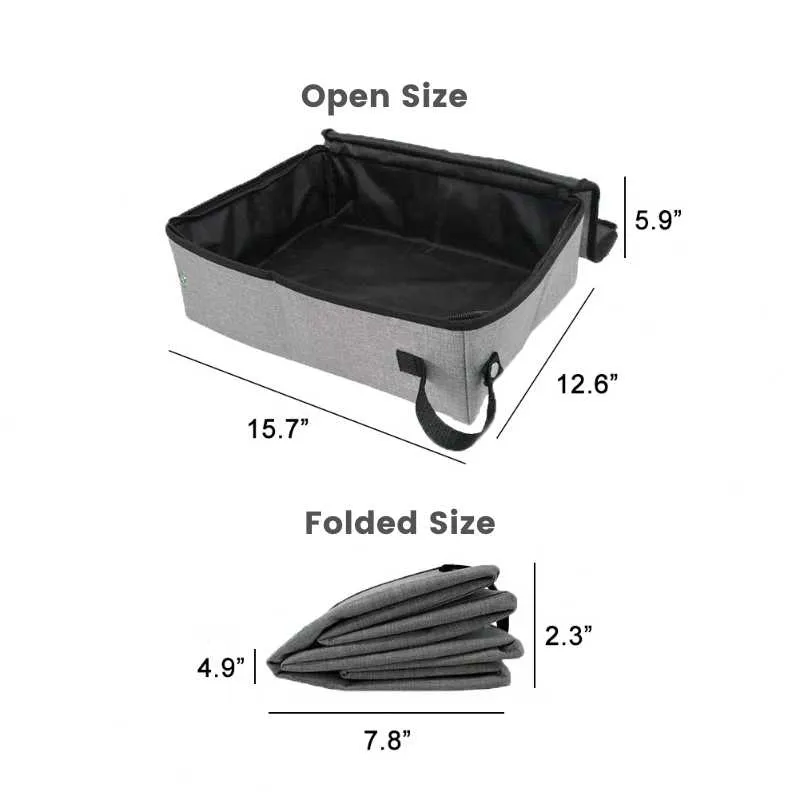 On-The-Go Foldable Cat Litter Tray