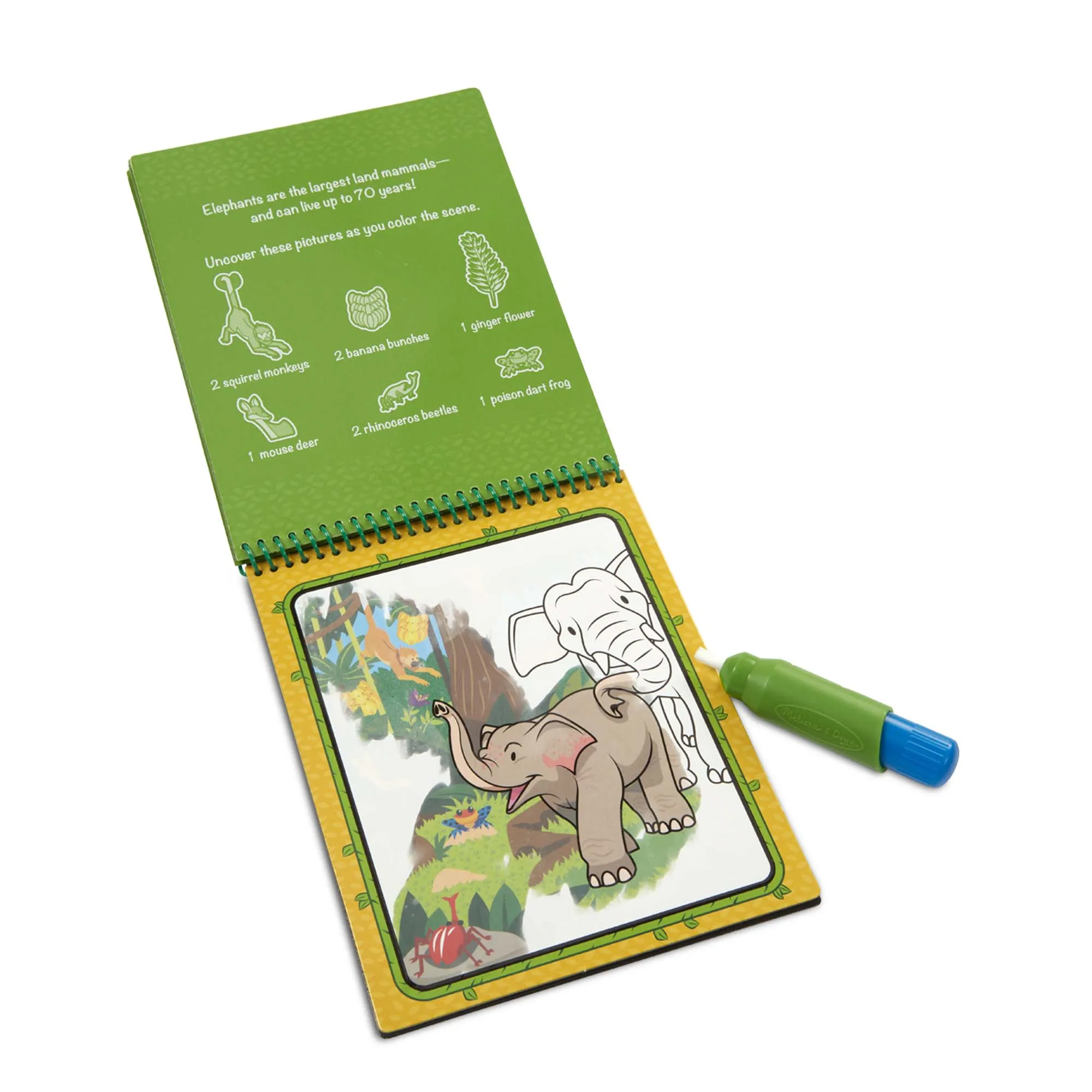 On the Go Water Wow! Water-Reveal Pad – Jungle