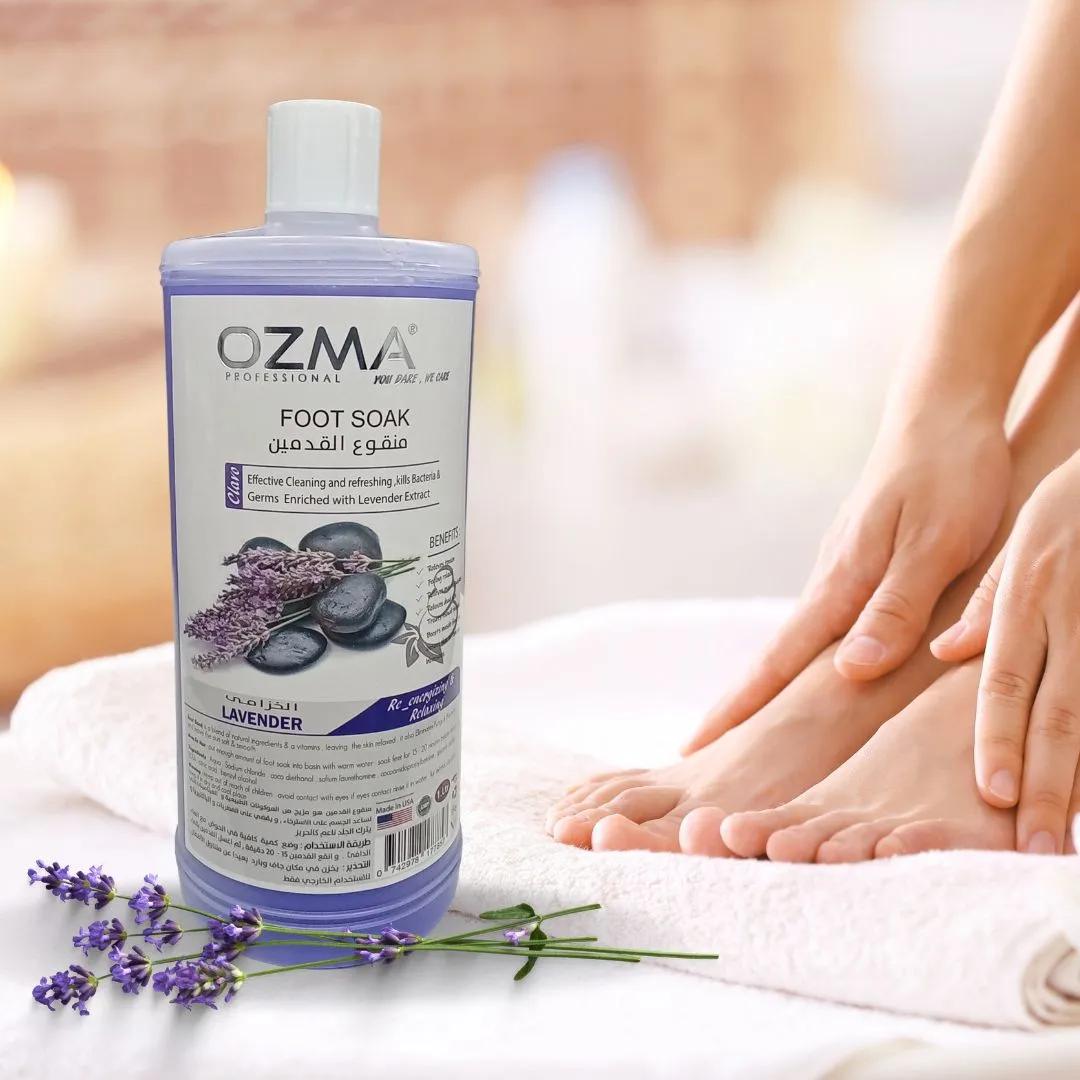 OZMA Clavo Lavender foot Soak Moisturiser Callus Remover Liquid Gel 1000 M