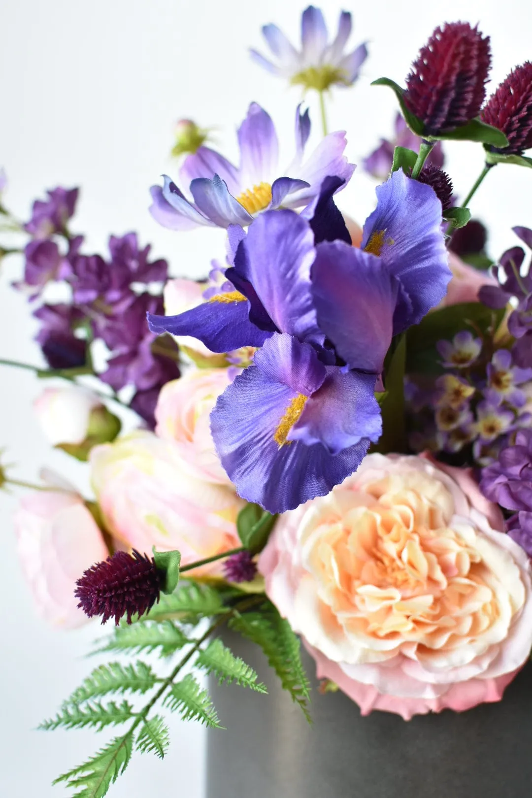 Purple   Pink Drop-In Bouquet Arrangement 7E