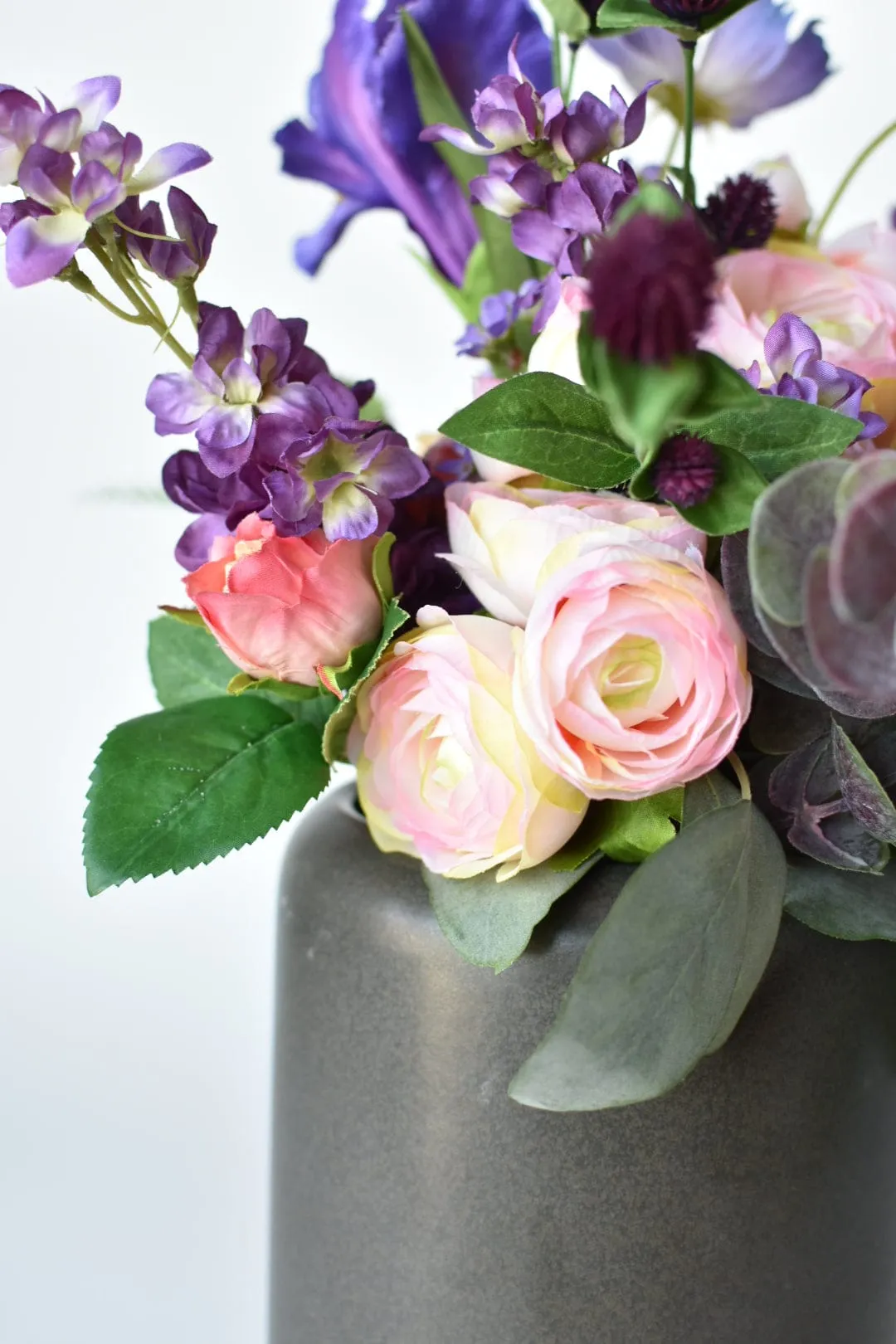 Purple   Pink Drop-In Bouquet Arrangement 7E