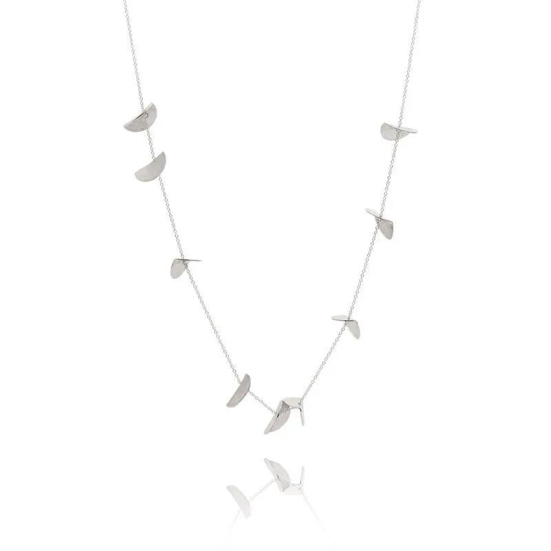 "Eucalyptus" Long Chain Necklace