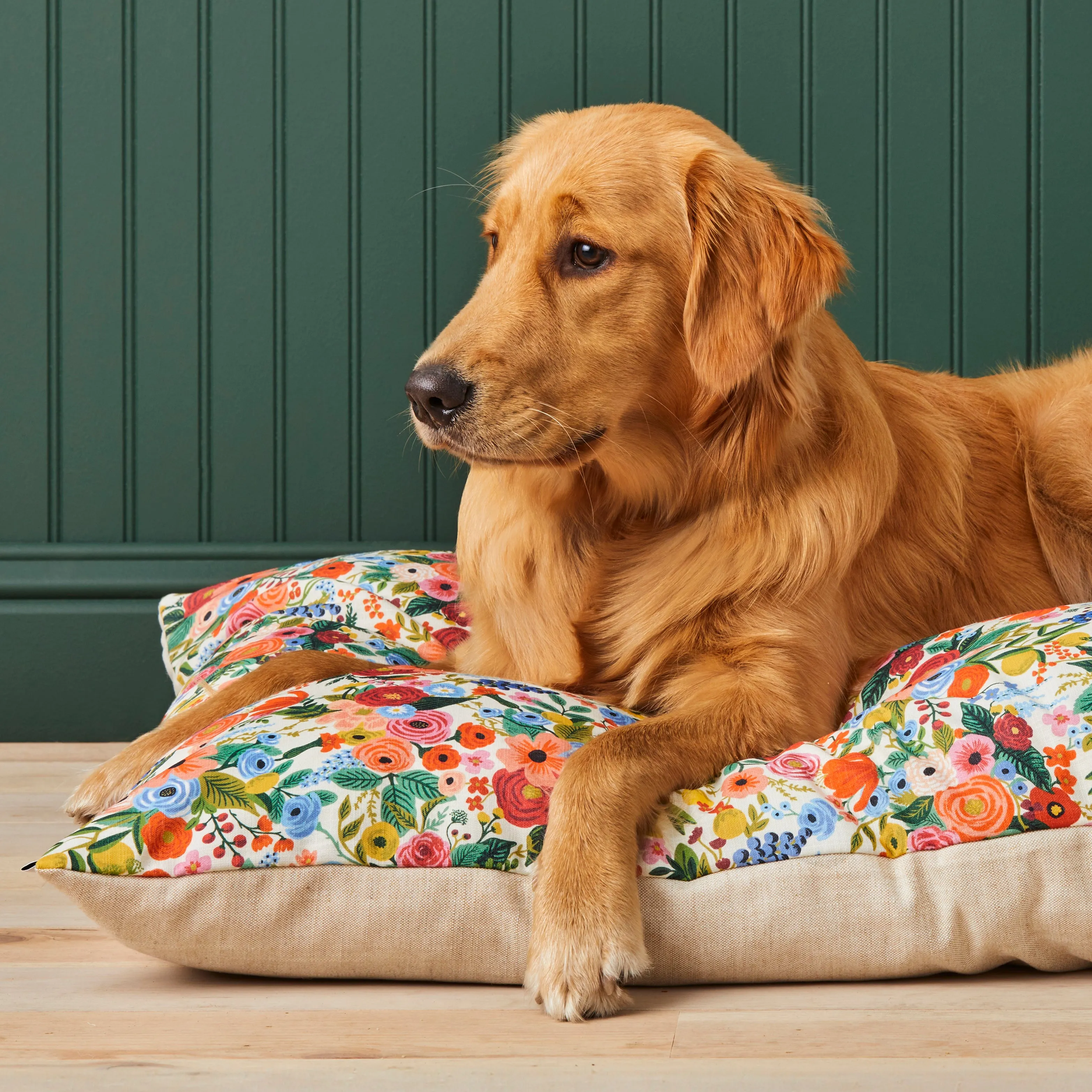 Rifle Paper Co. x TFD Garden Party Dog Bed