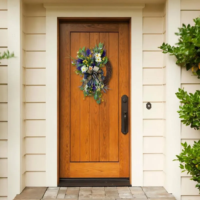 Rustic Wildflower Spring Wreath