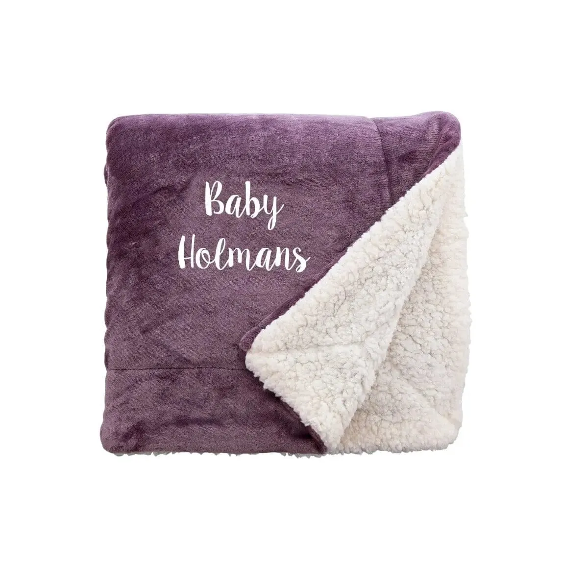 Sherpa Fleece Baby Blanket