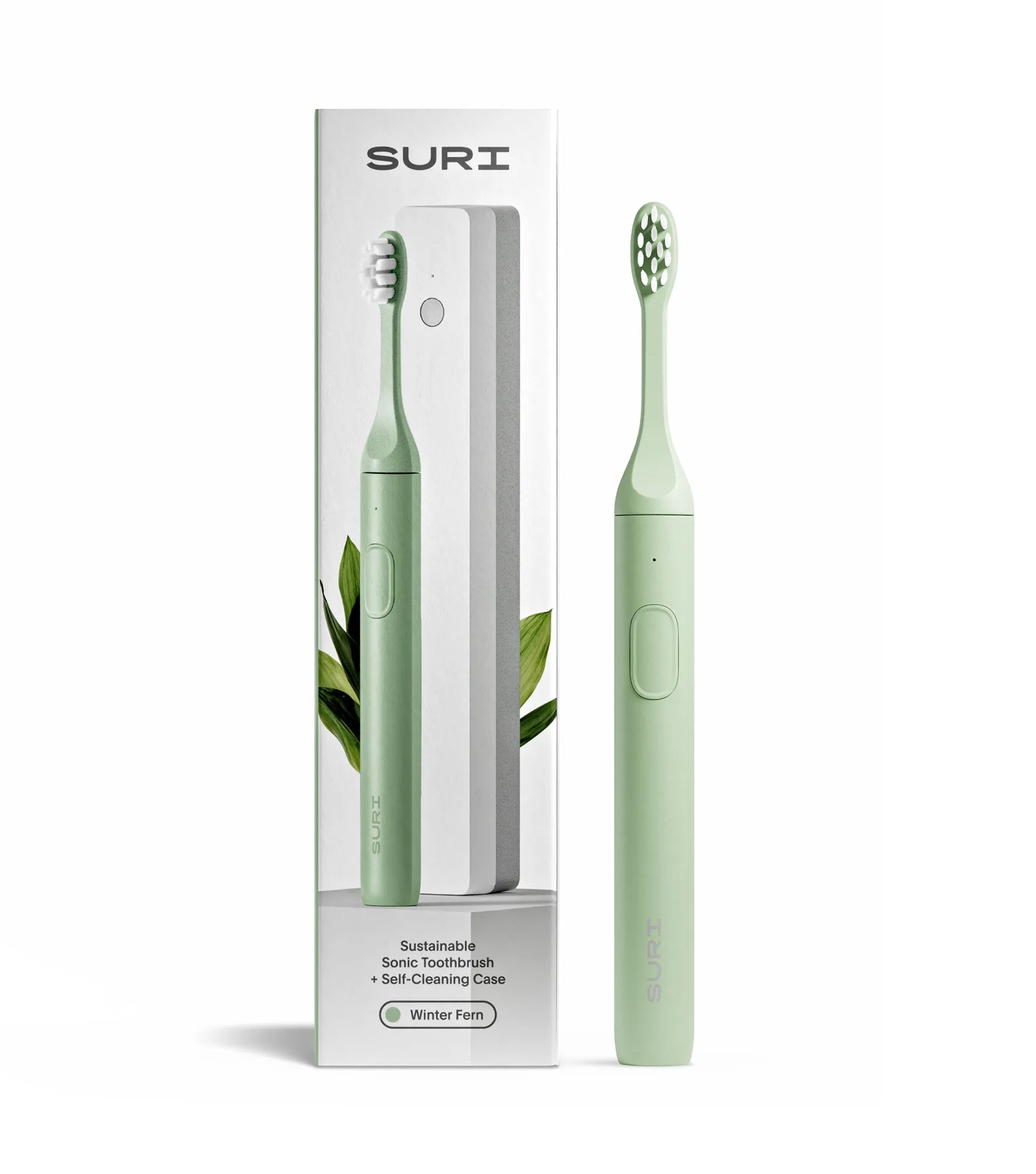 SURI Electric Toothbrush Winter Fern and UV Travel Case each