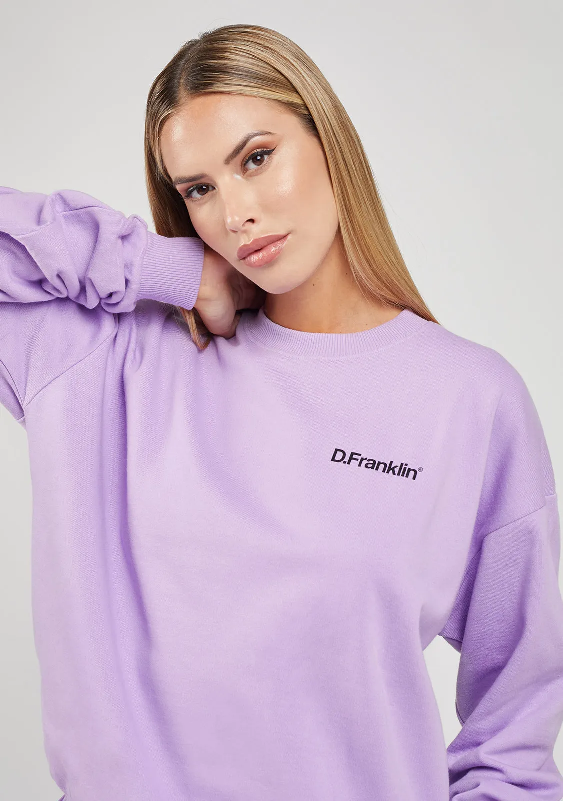 Sweatshirt Oversized Basic Lilac