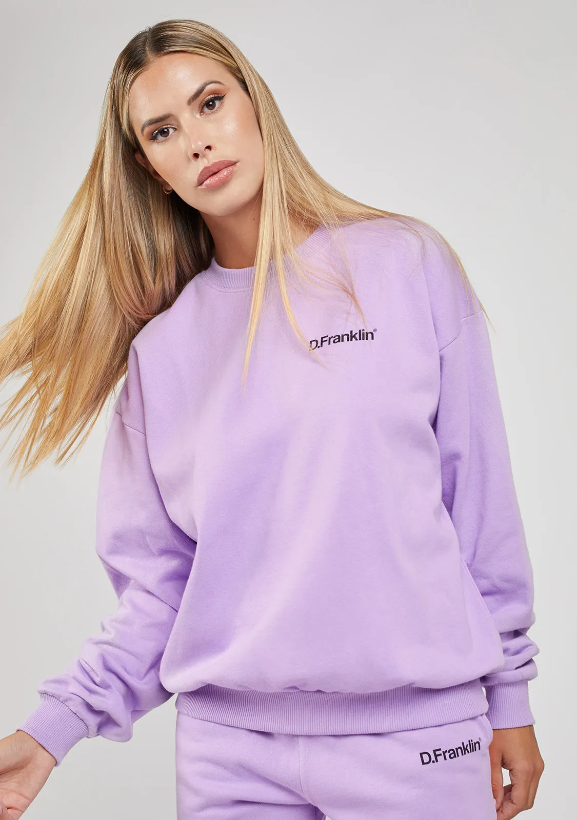 Sweatshirt Oversized Basic Lilac