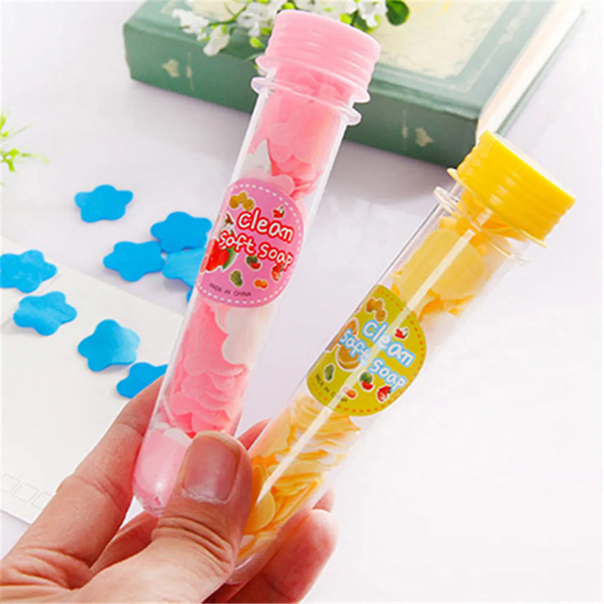 Travel Paper Soap Floral - Set of 2 Tubes