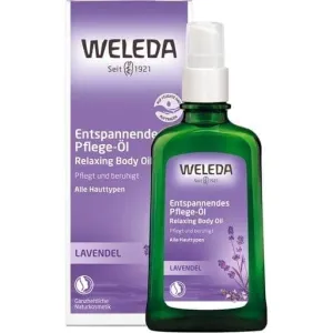 WELEDA lavender relaxing care oil, almond oil, sesame oil, lavender oil